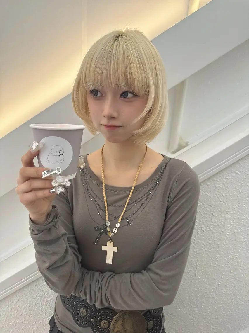 ショート カラー 💎透明感カラー特化 💎TAISEIのヘアスタイル