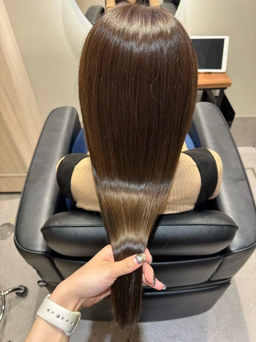 ロング カット ヘアカラー 縮毛矯正 トリートメント CLUTCHmuk. AIRI/完全個室のヘアスタイル