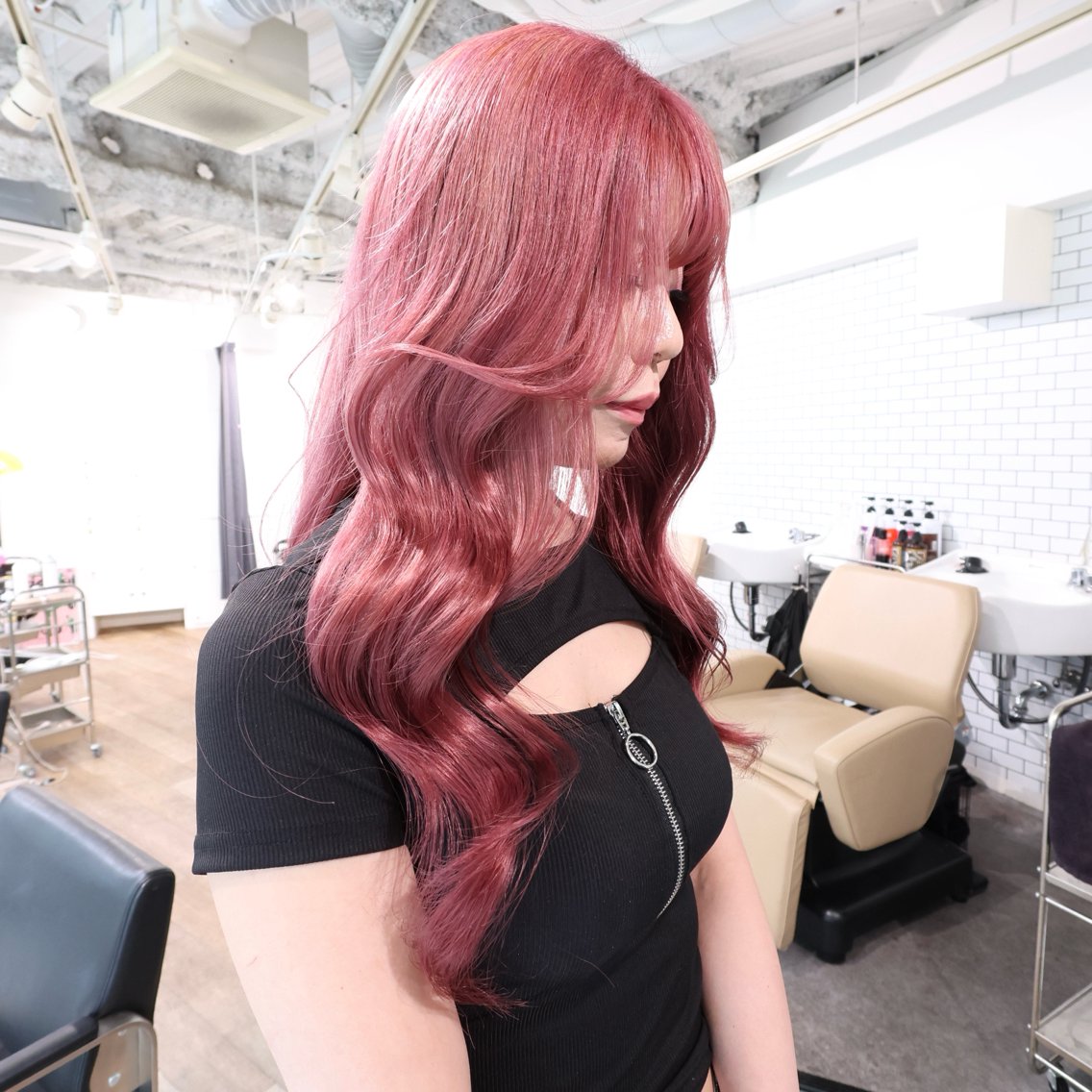 ロング カラー ゆうと cashel渋谷のヘアスタイル