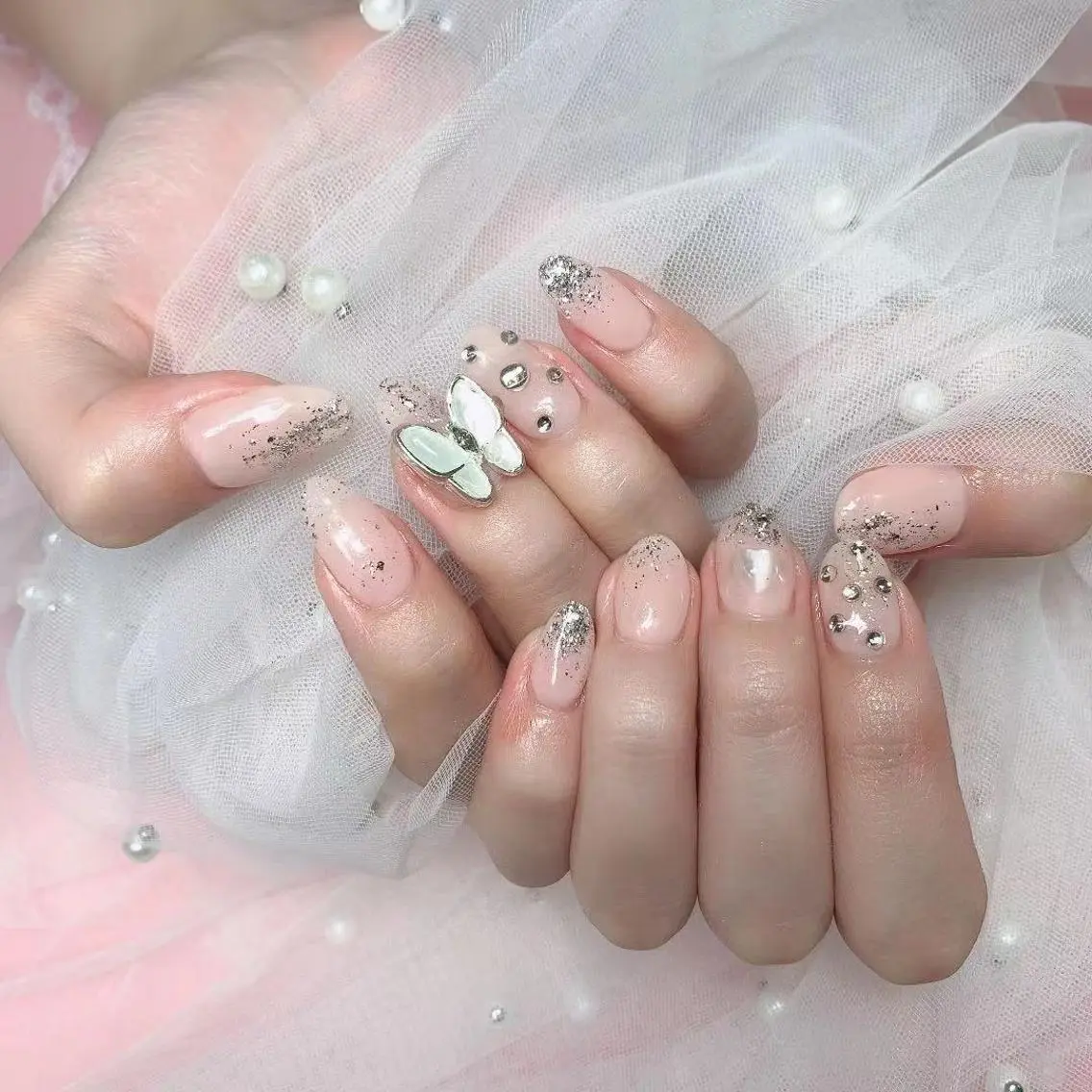 ネイル 長さ出し ネイルチップ Nail Salon kihi大塚店のネイルデザイン