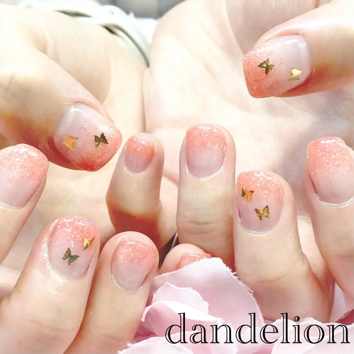ネイル ハンドネイル ハンドケア dandelion ダンデライオンのネイルデザイン
