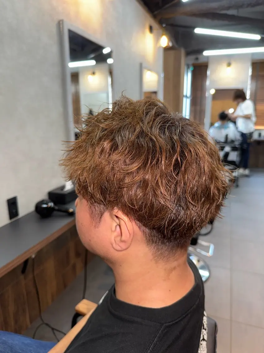 【ご新規様・メンズ限定】メンズカット+パーマ+カラーの写真