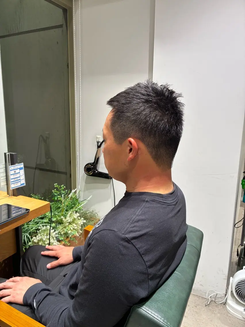 メンズ メンズベリーショート 平松 里穗のヘアスタイル