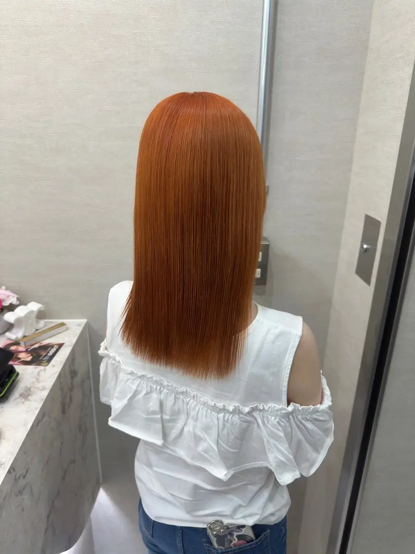 ミディアム ヘアカラー PINQ byangelicaのヘアスタイル