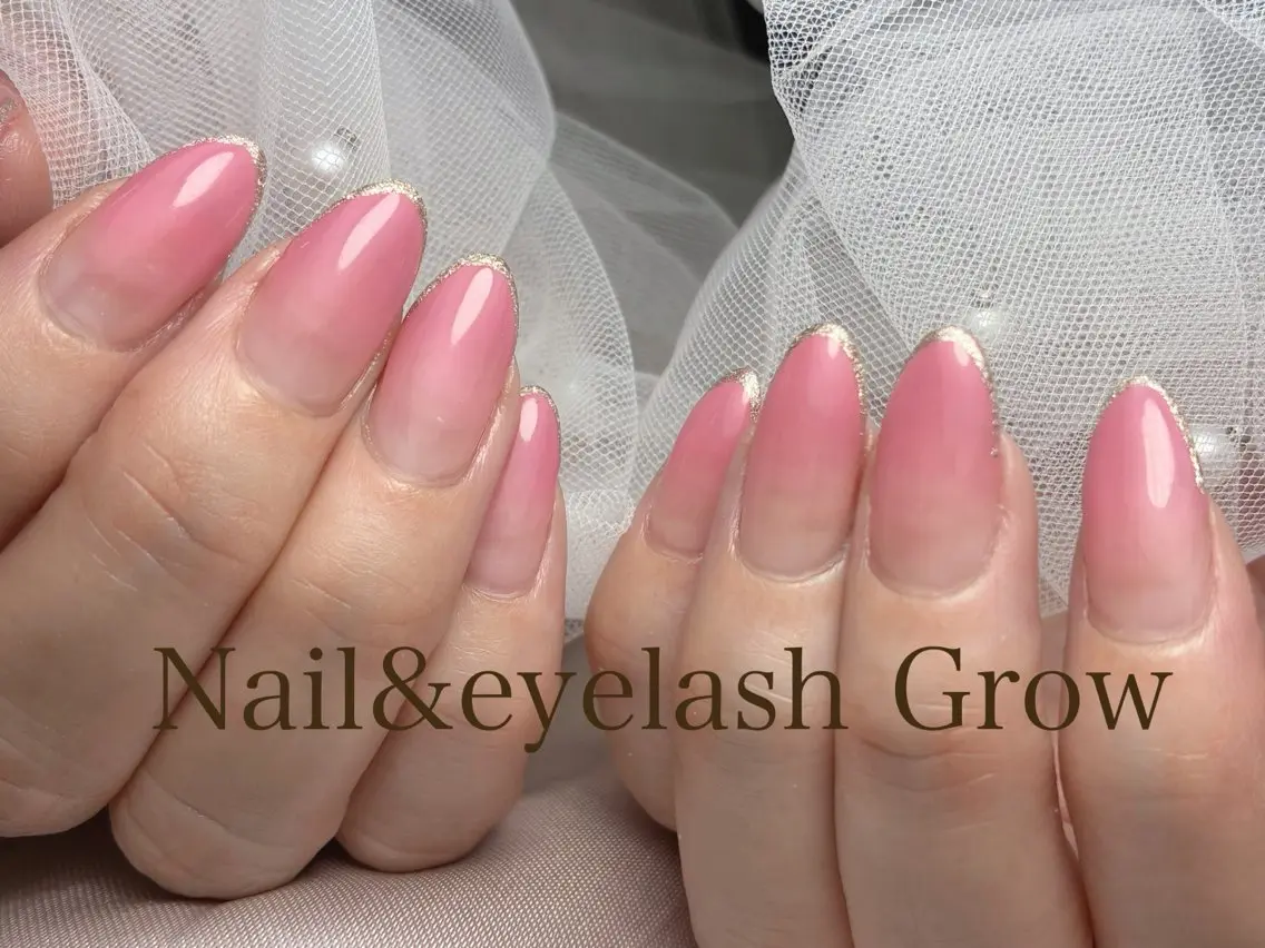 ネイル ジェルネイル パラジェル シンプルネイル ハンドネイル Nail&eye Grow   ちかのネイルデザイン