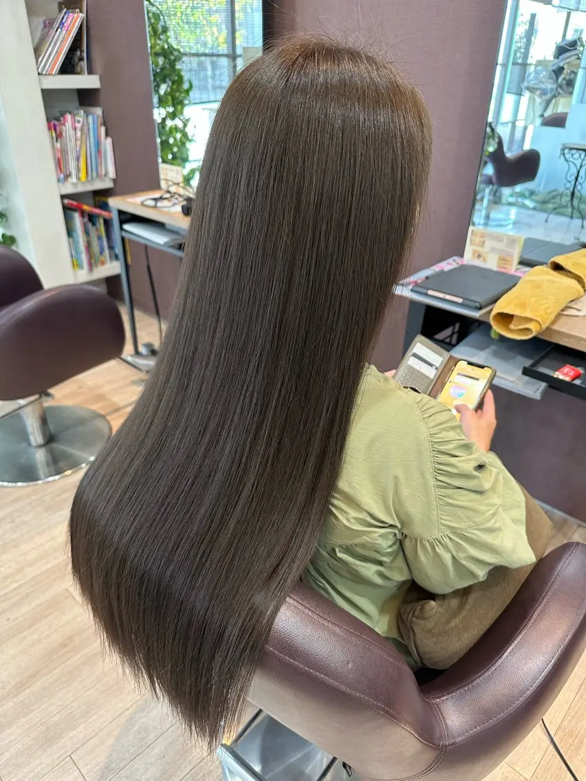 🖤ダメージレス🖤ワンカラー+3stepトリートメントの写真