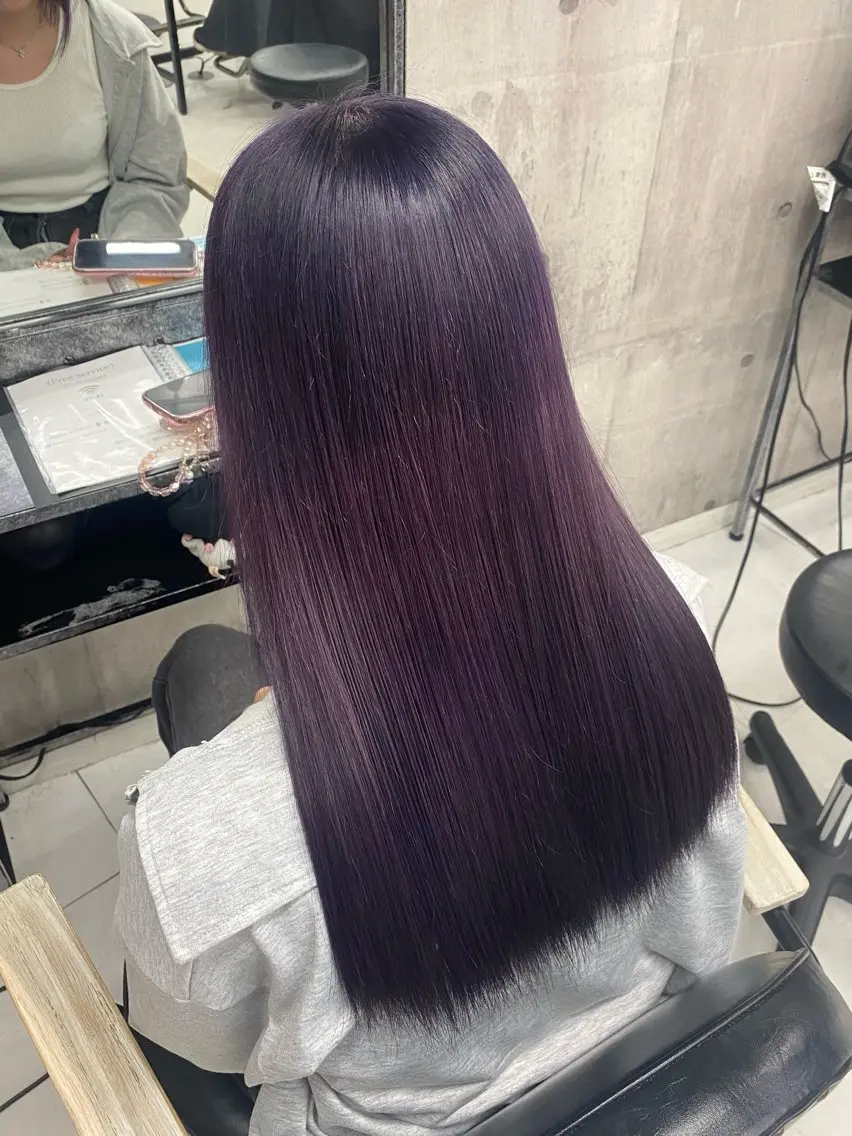 ミディアム カラー パーマ ヘアアレンジ メンズ キッズ ヘアカラー トリートメント レイヤー×ハイトーン / mihana🪐のヘアスタイル