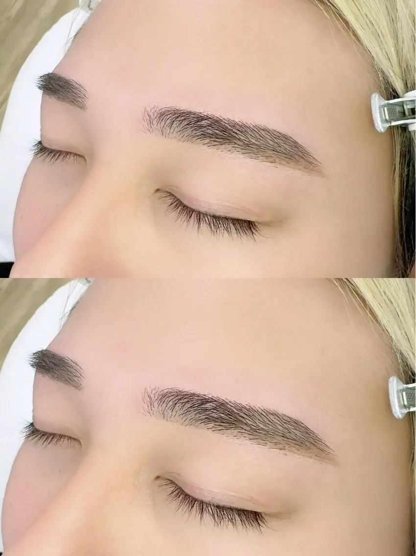 メンズ アイブロウ ワックス脱毛 WHITEEYE MARINAの眉毛・アイブロウイメージ