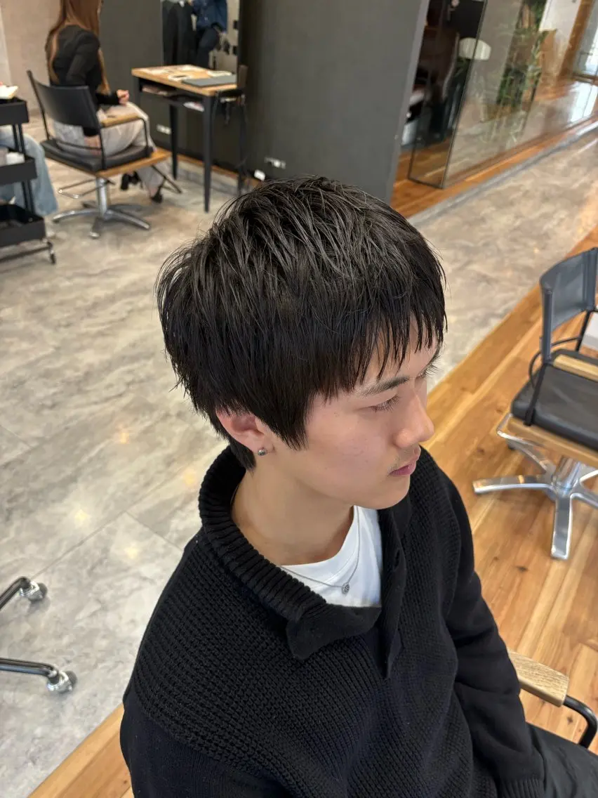ショート ショートヘア miyu メンズカットモデルのヘアスタイル