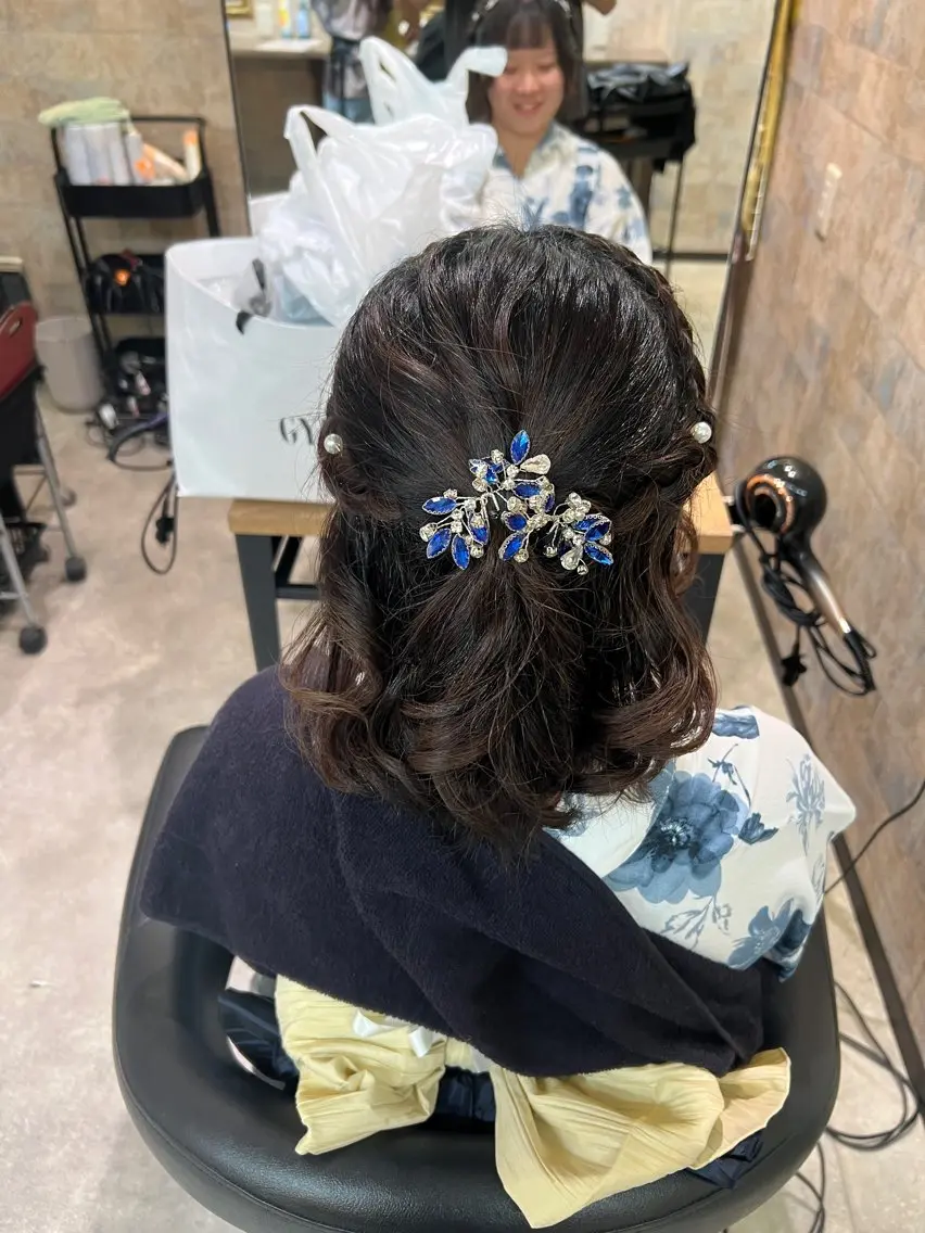 ヘアアレンジ ヘアセット 和久井 琉空のヘアスタイル