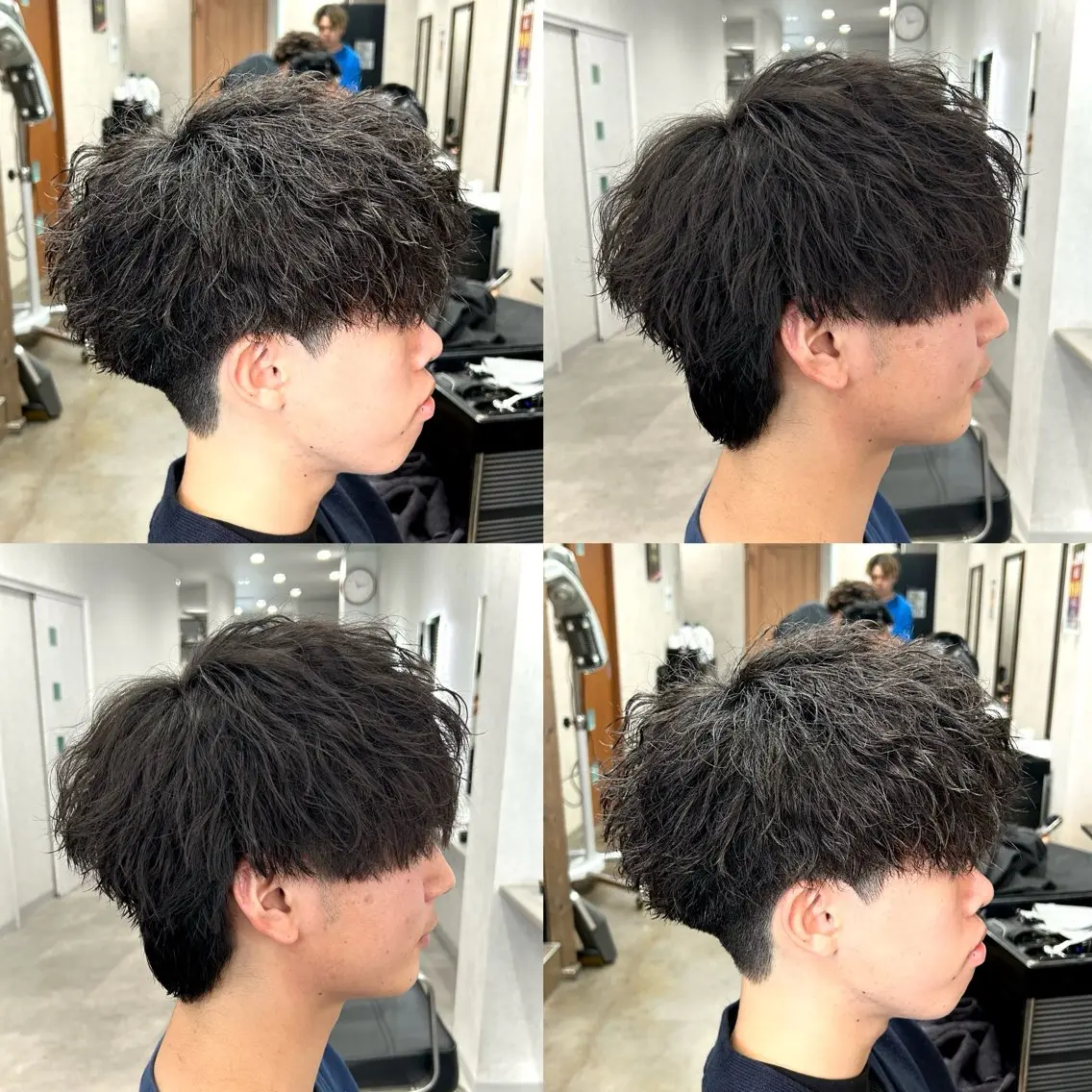 ショート パーマ メンズ メンズパーマ ツイストスパイラルパーマ スパイラルパーマ カット パーマ 🔥EDEN春日部パ ーマ特化SHOTAのヘアスタイル