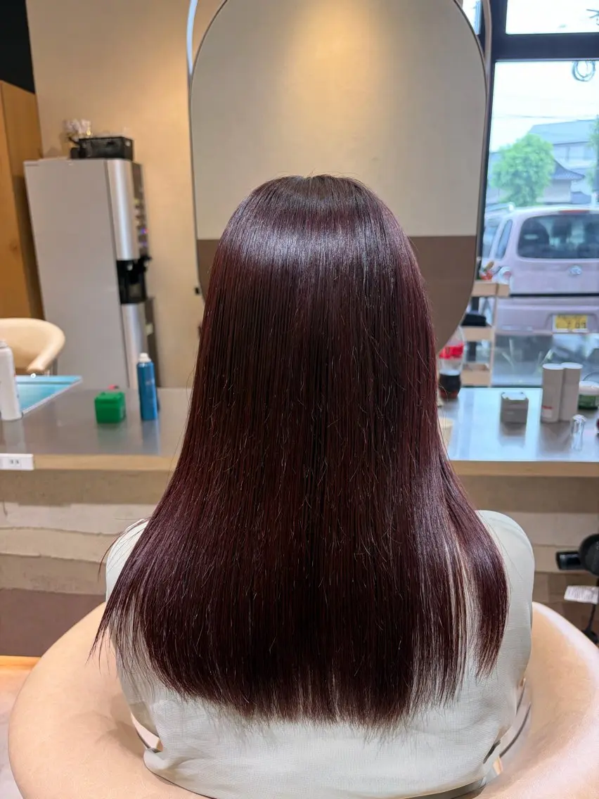 セミロング ヘアカラー 赤羽根 周のヘアスタイル
