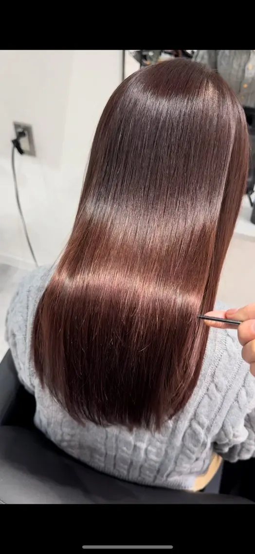 セミロング カット ヘアカラー トリートメント 💎レイヤーカット× 髪質改善💎後藤陸のヘアスタイル