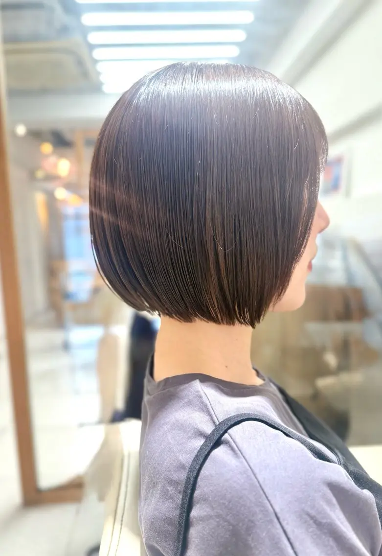 ショート カラー カット ヘアカラー トリートメント 安永 涼のヘアスタイル