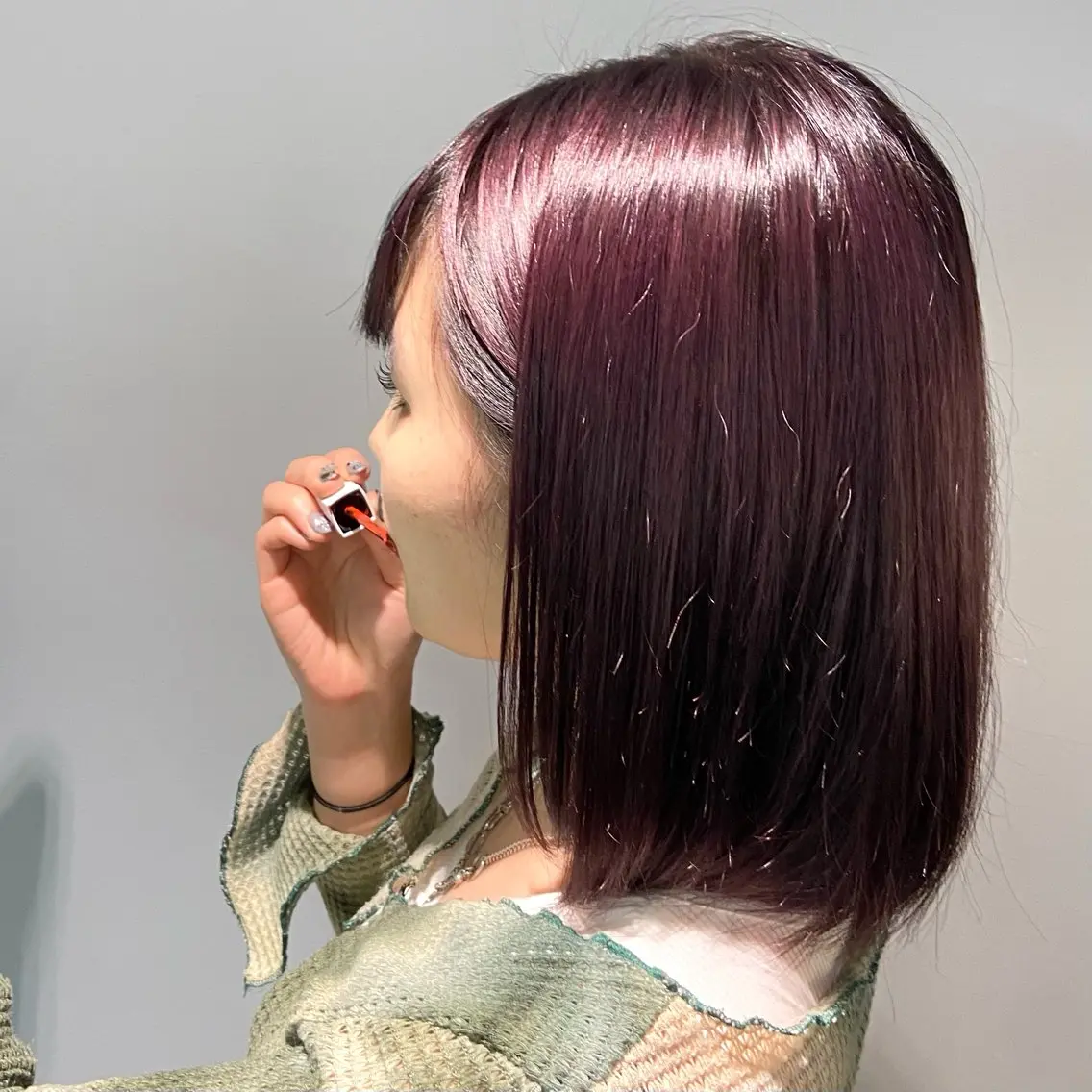 【📍初回限定/minimo限定価格✨️】🍭イルミナカラー+カット💇♀️【艶々に💕】⚠️補足説明お読みください!の写真