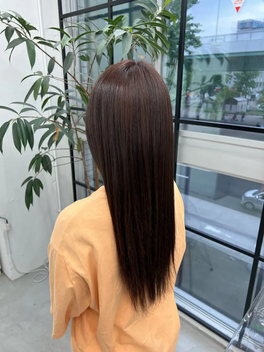 ロング カラー ブラウンカラー 透明感カラー ナチュラルブラウン 似合わせカット 🌷︎あすか🌷 JILLSTUDIOのヘアスタイル