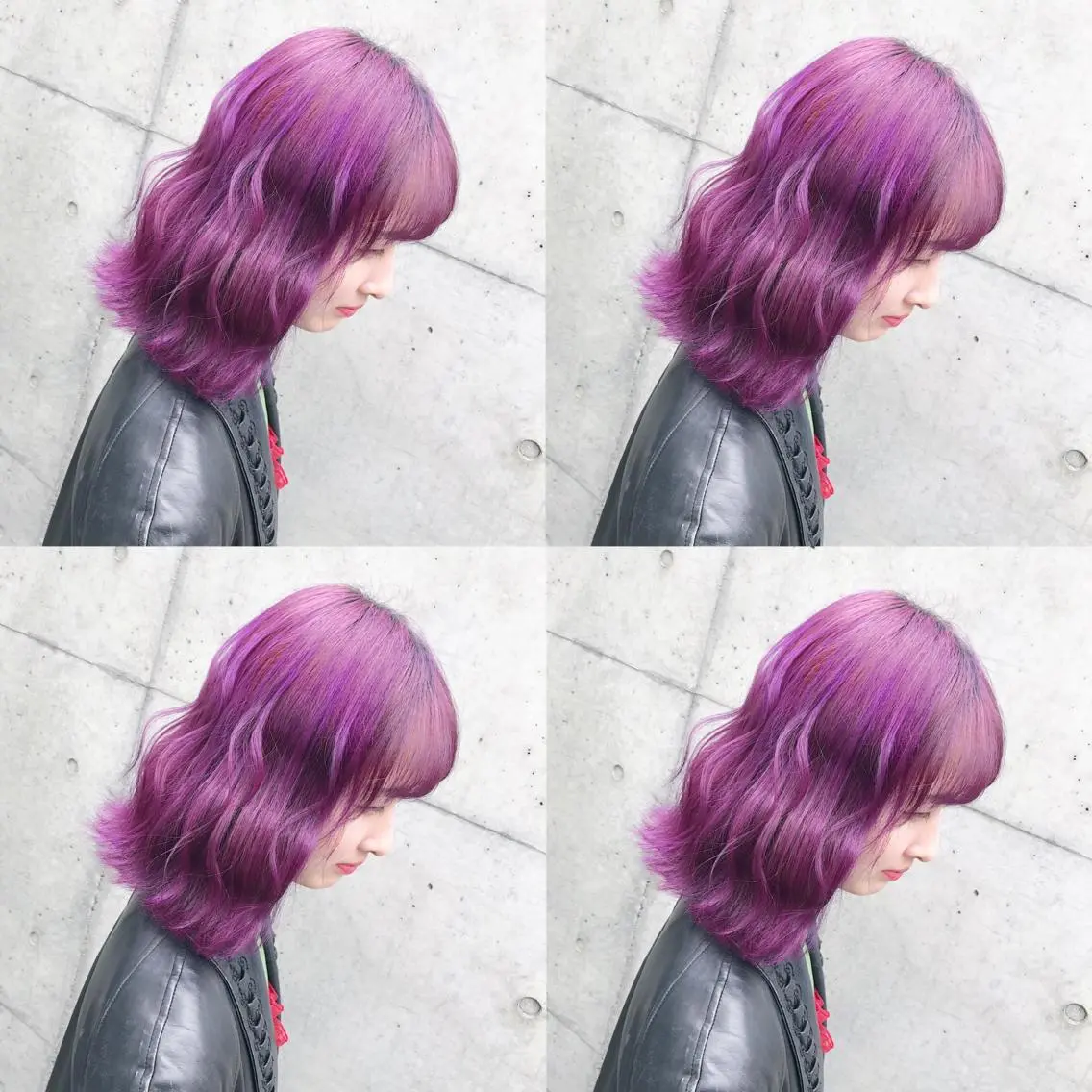 ミディアム カラー ヘアアレンジ ヘアカラー トリートメント TAKUMAブリーチ /切りっぱなし🪽のヘアスタイル
