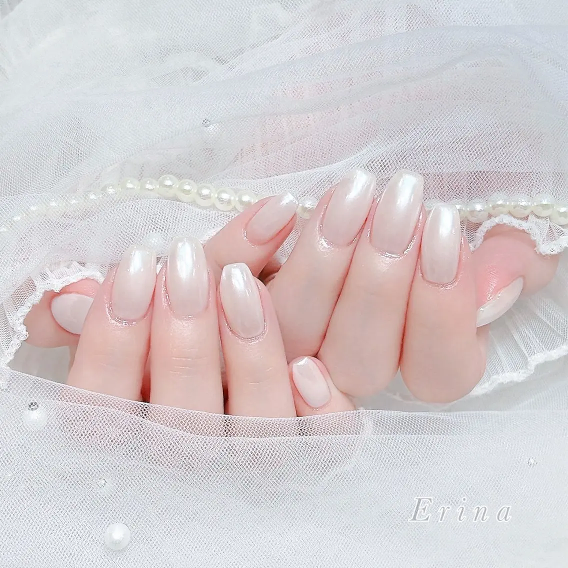 ネイル Erina🐱 フィルイン💅パラのネイルデザイン