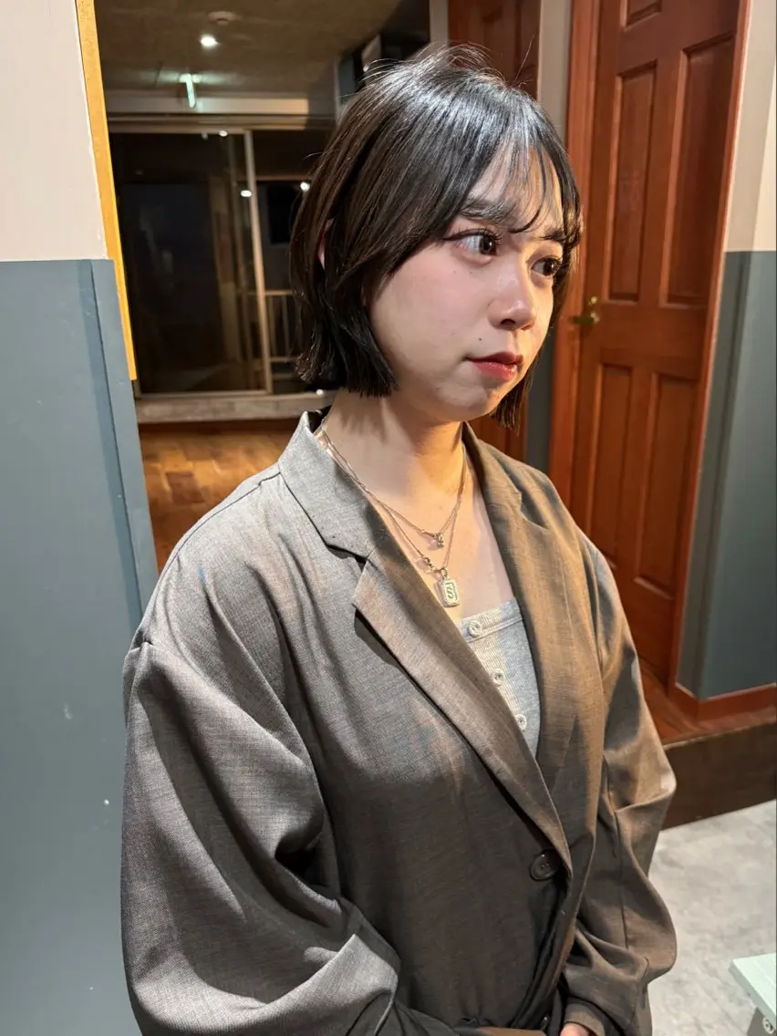 ショート カラー パーマ カット ヘアカラー 縮毛矯正 トリートメント mai / linoah˚✧のヘアスタイル