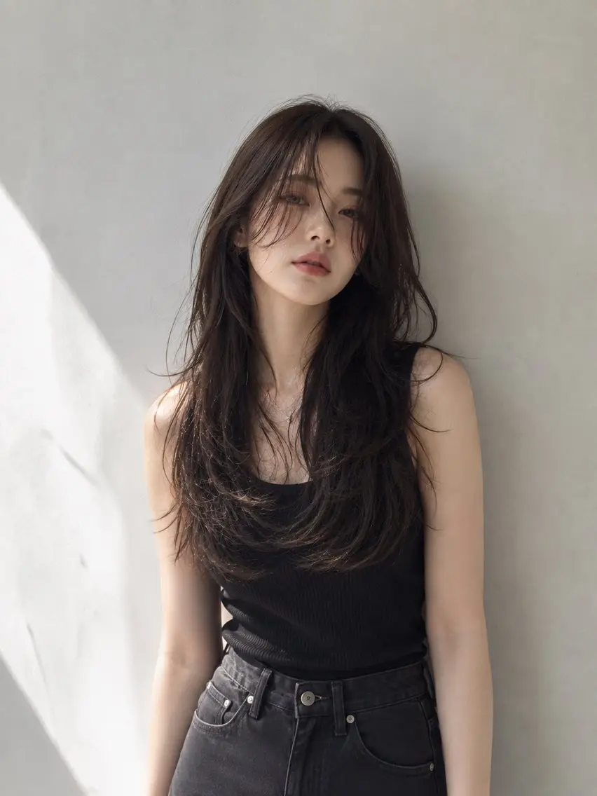 ロング カット ヘアカラー MODE K’s西宮 JR西宮のヘアスタイル