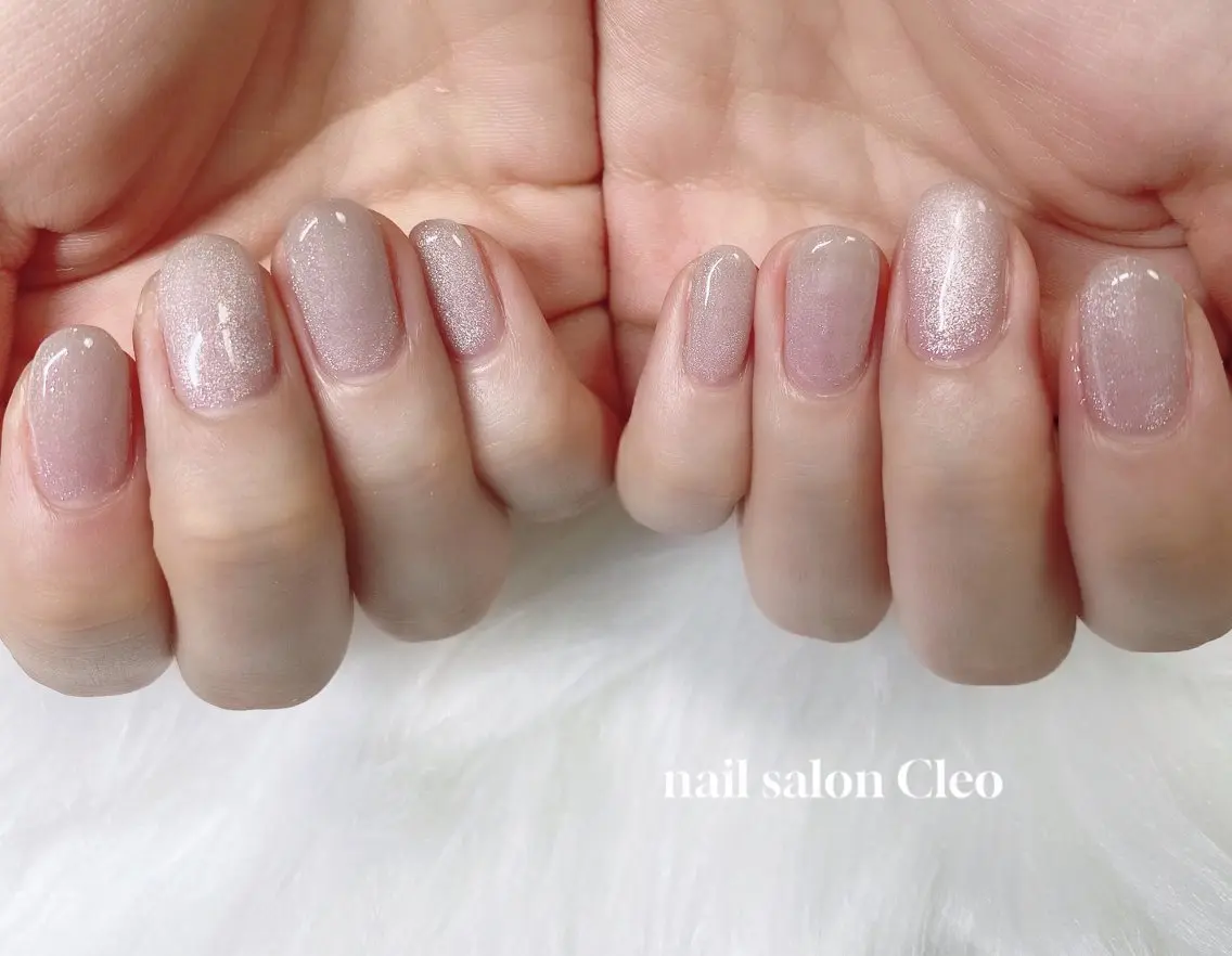 ネイル マグネットネイル オフィスネイル Cleo クレオのネイルデザイン