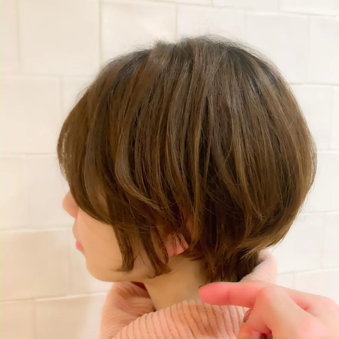 ショート カラー パーマ ヘアアレンジ メンズ キッズ ショートヘア 田中 裕士のヘアスタイル