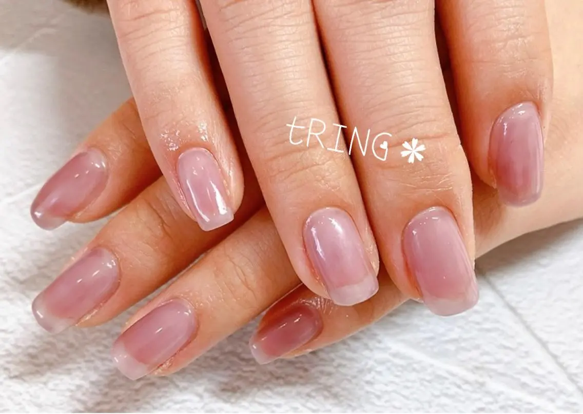 ネイル ハンドネイル tRING＊ しいの木台のネイルデザイン