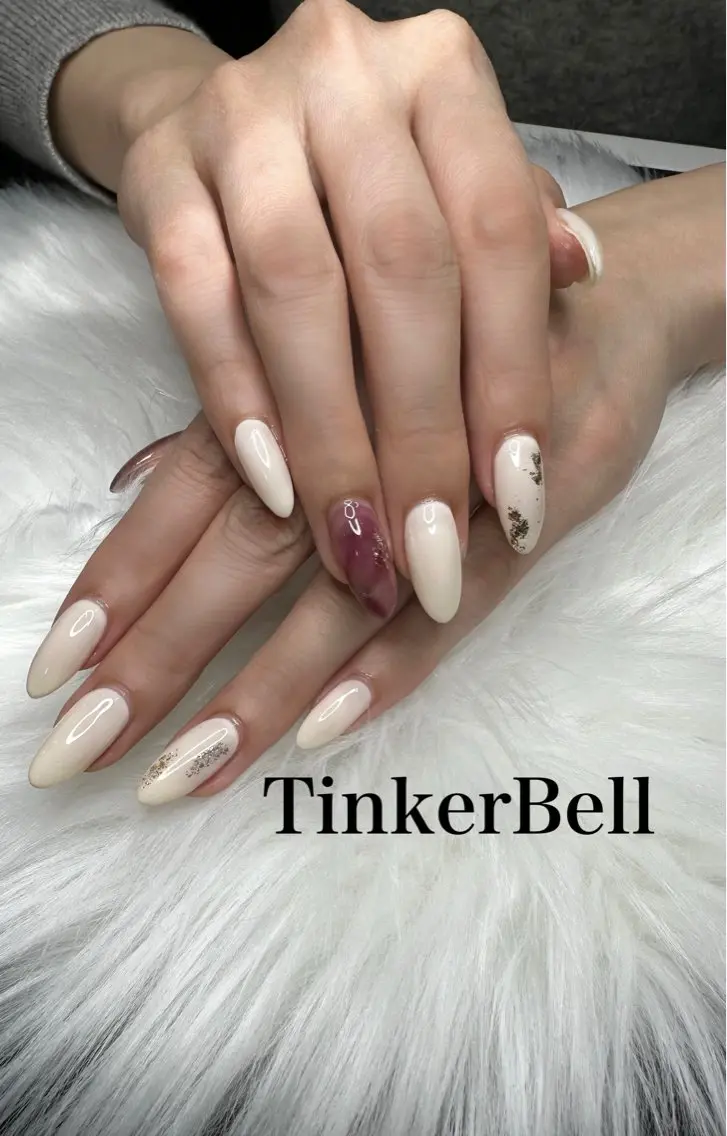 ネイル ハンドネイル Tinker Bellのネイルデザイン