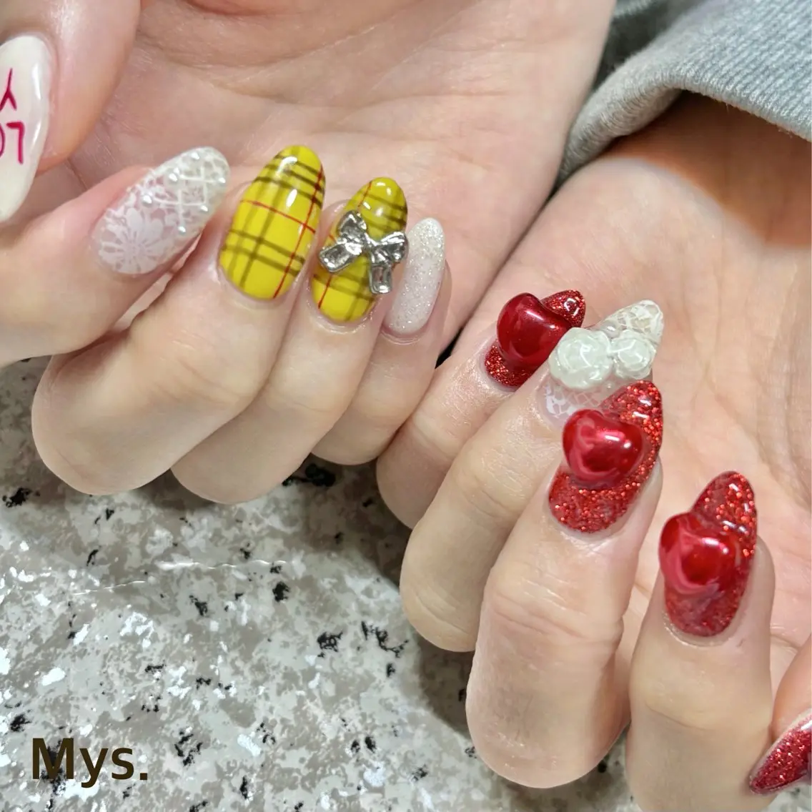 ネイル ハンドネイル Mys. 三上紗紀のネイルデザイン