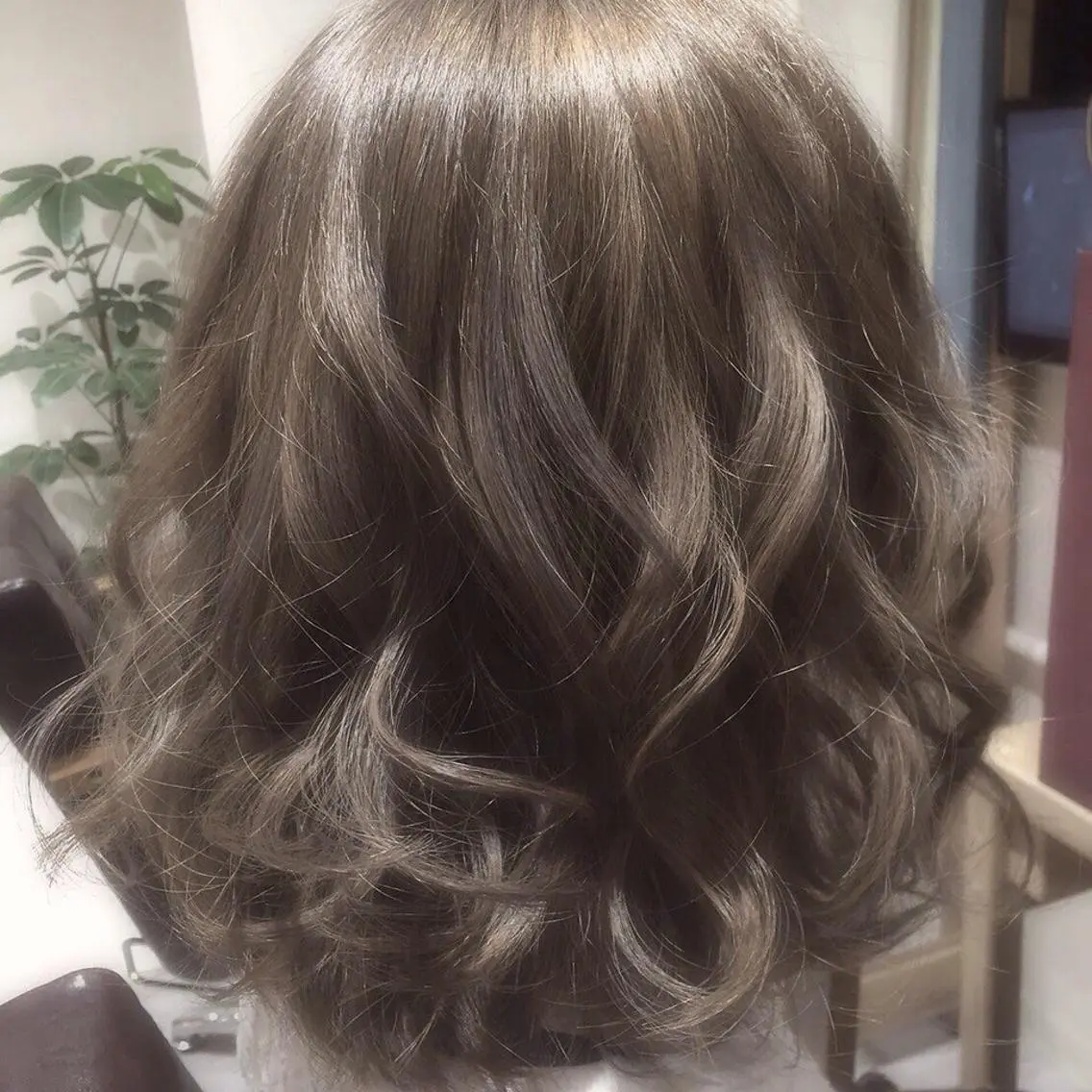 ミディアム セミロング ロング カラー 透明感カラー ダブルカラー filo   渋谷 Gishiのヘアスタイル