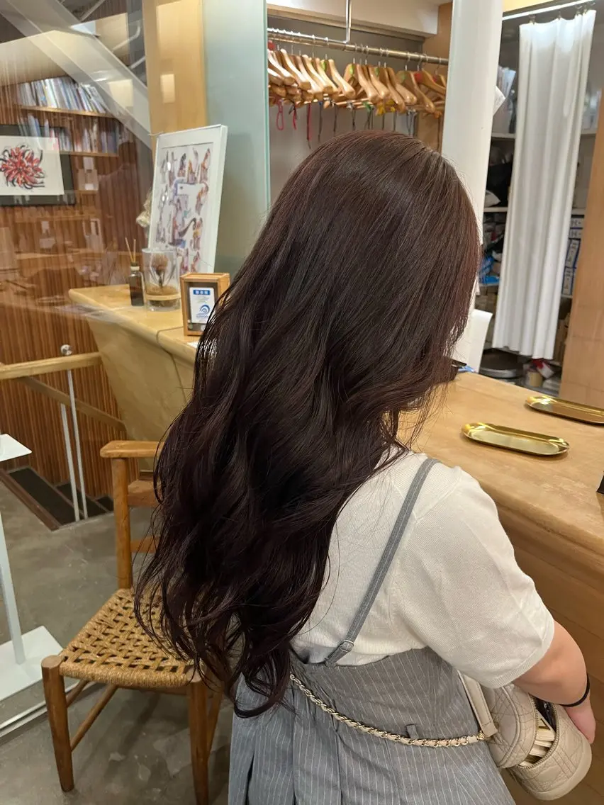 カラー ブラウンカラー ラベンダーカラー ひなた /鎌倉美容室のヘアスタイル