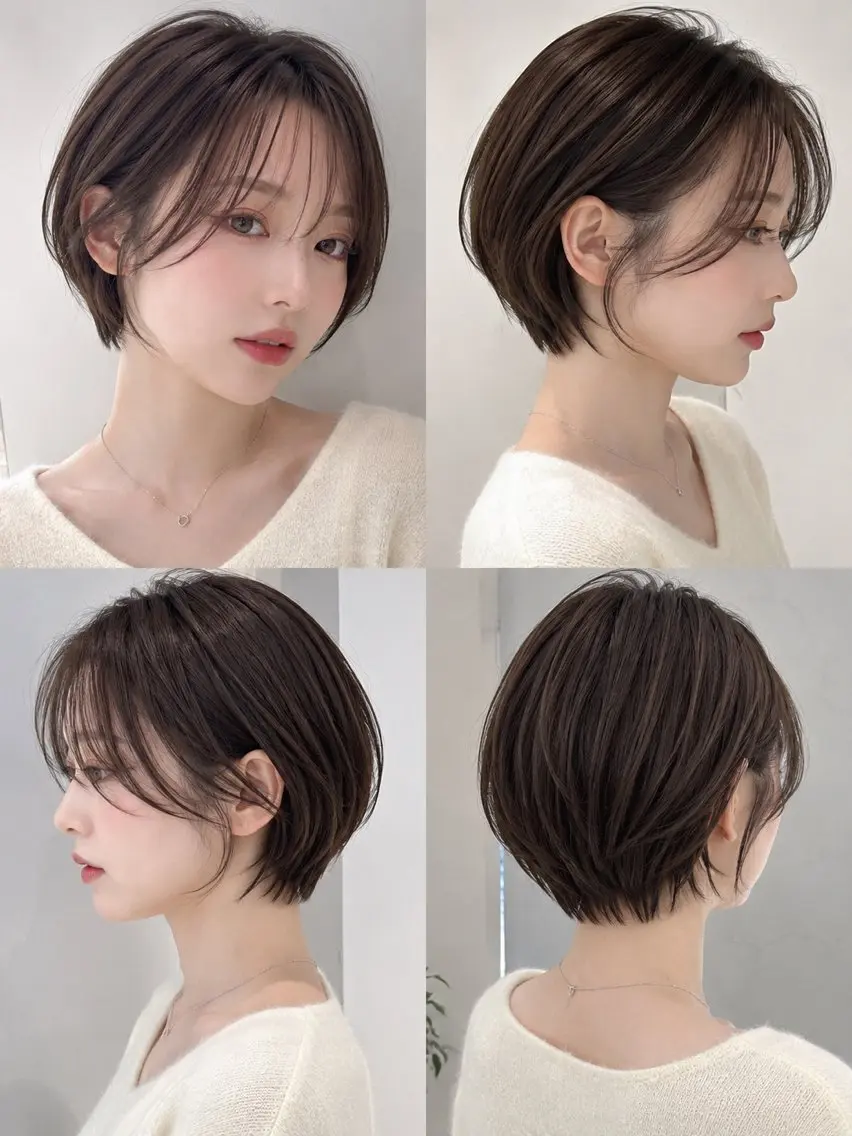 【イメチェンしたい方必見🎀⸌̟͂̋⸍̑⸜̑⸝͂】ばっさりショートカット+スチームトリートメント💍🩵の写真