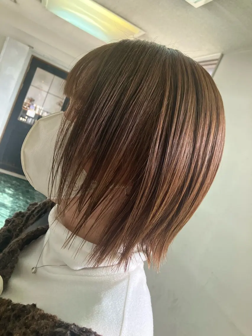 ショート misaki 顔周りカット/なんばのヘアスタイル