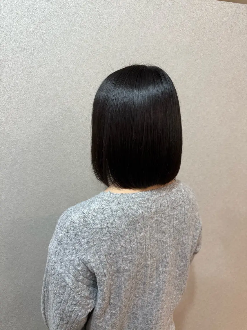 ミディアム パーマ ストレートパーマ 縮毛矯正 前田 知輝のヘアスタイル