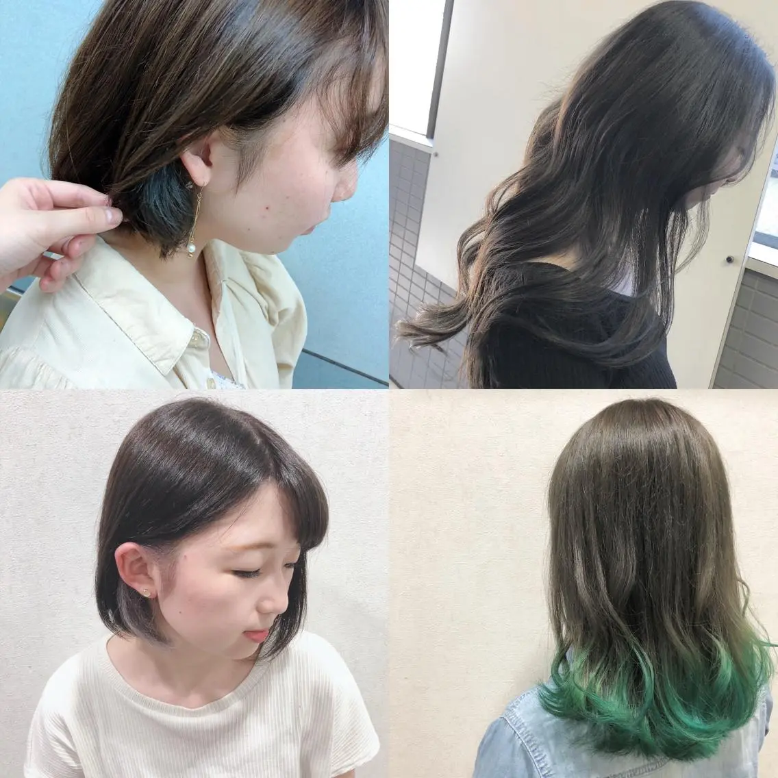 ミディアム カラー デザインカラー FAAM Tsuneのヘアスタイル