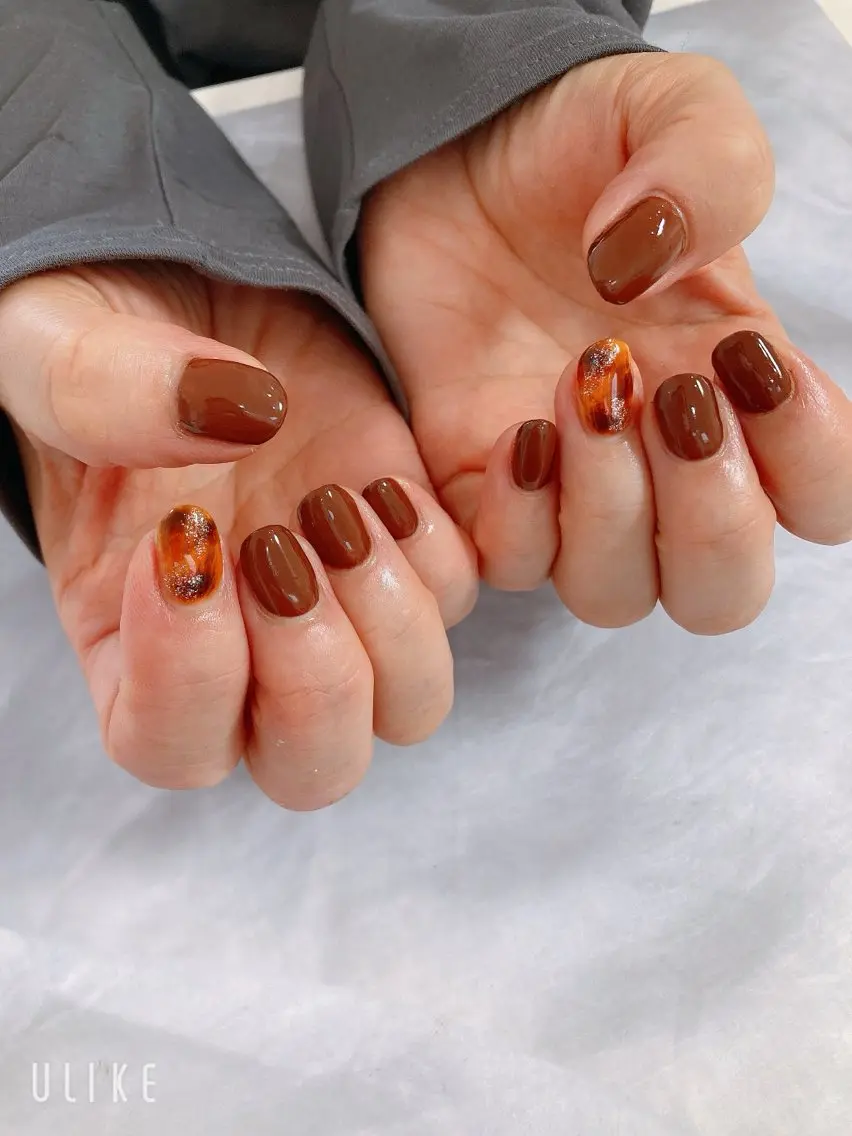 ネイル BURGUNDY keikoのネイルデザイン