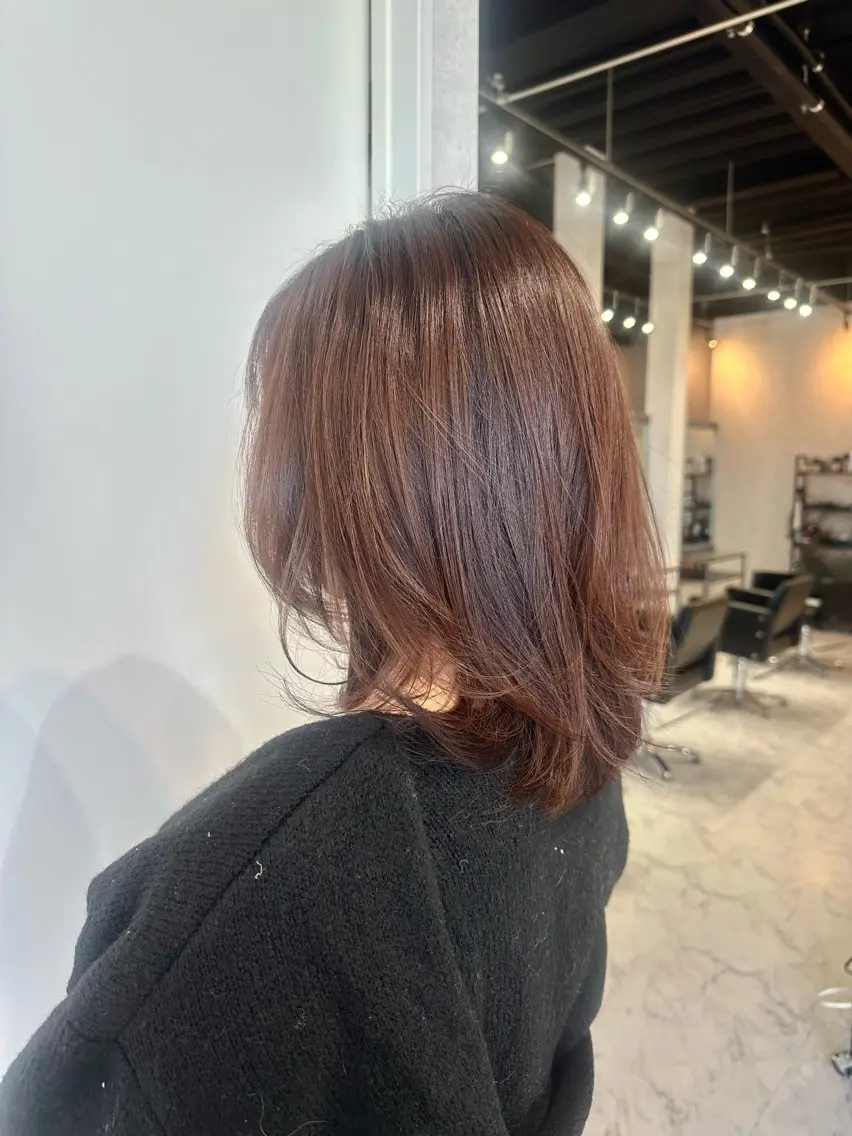 ミディアム カラー カット after’/ Saaraのヘアスタイル