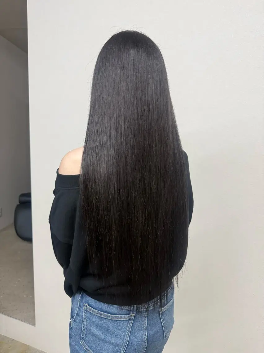 ロング ヘアカラー トリートメント AYUMI/ 透明感カラー/松本のヘアスタイル