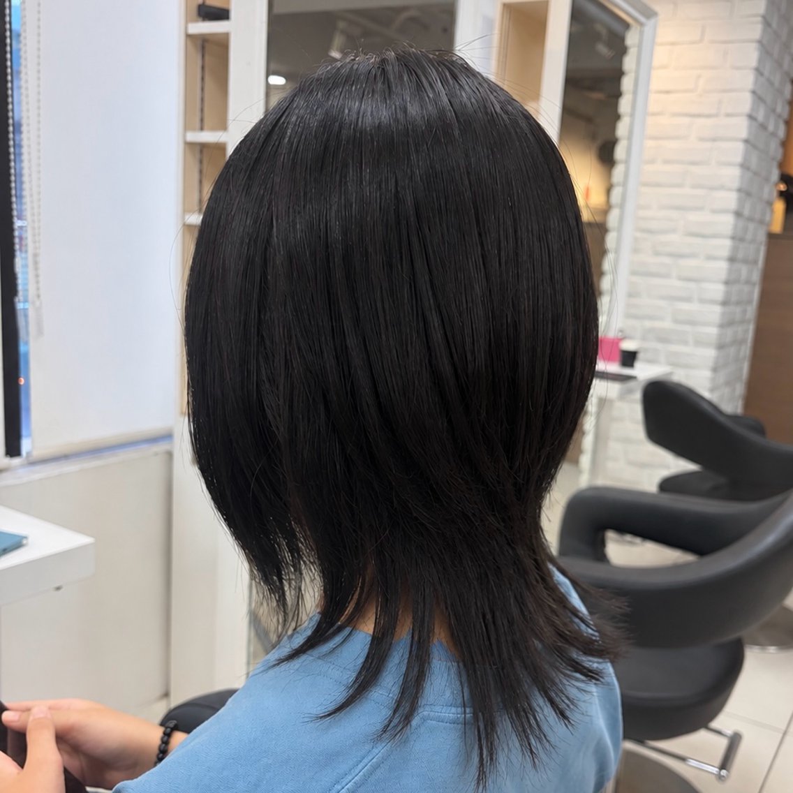 ミディアム カット 【くびれウルフ/ レイヤー】🖤ゆまののヘアスタイル