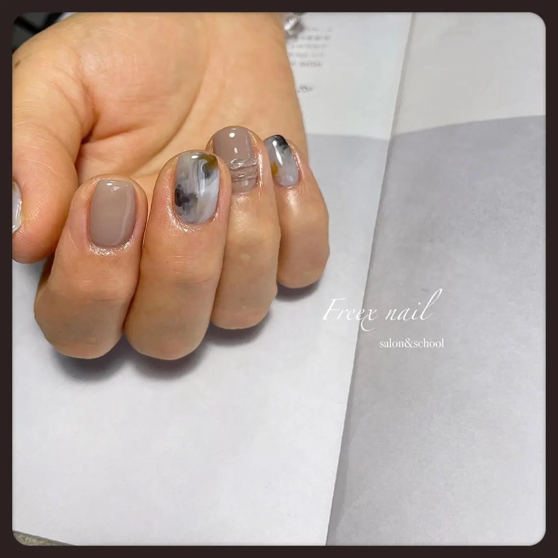 ネイル ニュアンスネイル ハンドネイル ハンドケア freex nail /ニュアンス/個性派のネイルデザイン