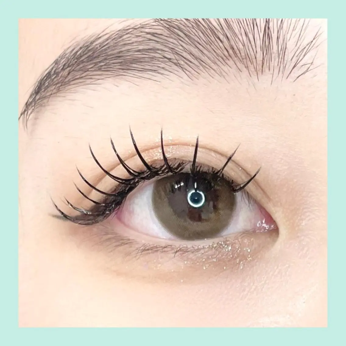 マツエク・マツパ 束感まつ毛 フラットラッシュ SARA annex eyelashのマツエク・マツパデザイン
