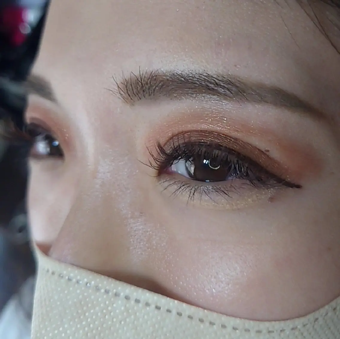 マツエク・マツパ 成人式 一重×まつ毛パーマ マツエク EYELASH lino　合志市のマツエク・マツパデザイン