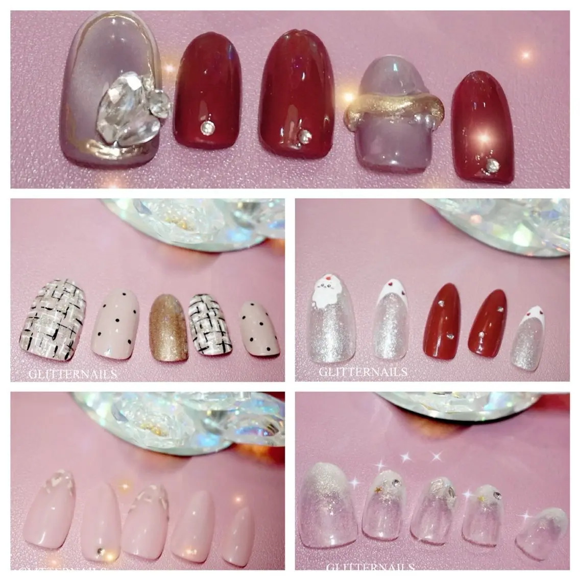 ネイル ハンドネイル glitter na ils AYAのネイルデザイン
