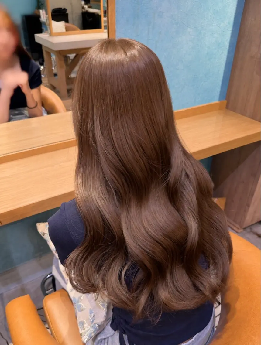ロング カラー カット ヘアカラー トリートメント ♥️ブリーチ/ カラー/yuukiのヘアスタイル