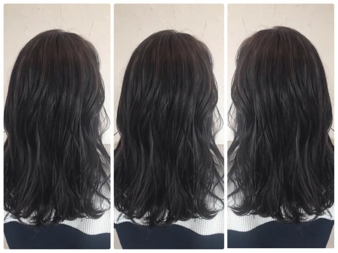 セミロング カラー パーマ ヘアアレンジ メンズ 豊橋美容院 ソンリエのヘアスタイル