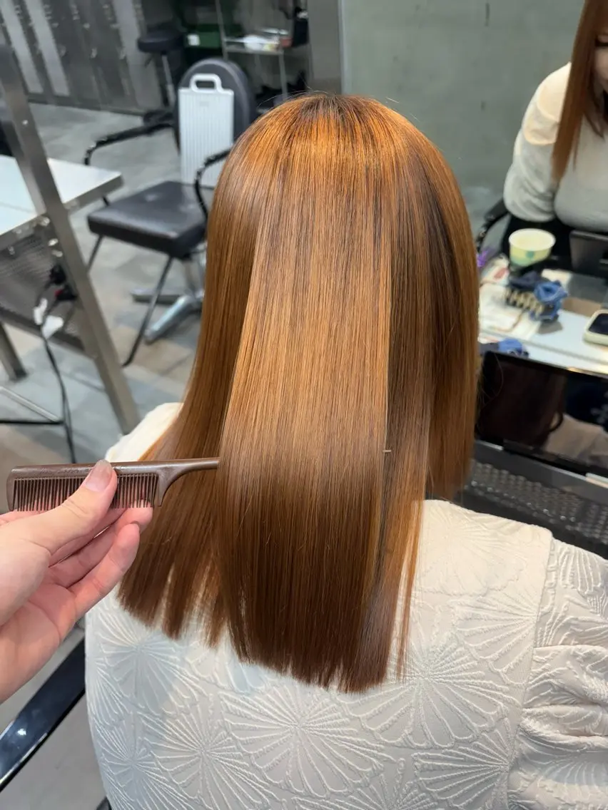 【平日限定🫧 ͛.*】うる艶縮毛矯正 + ケアトリートメント🪄🌟の写真
