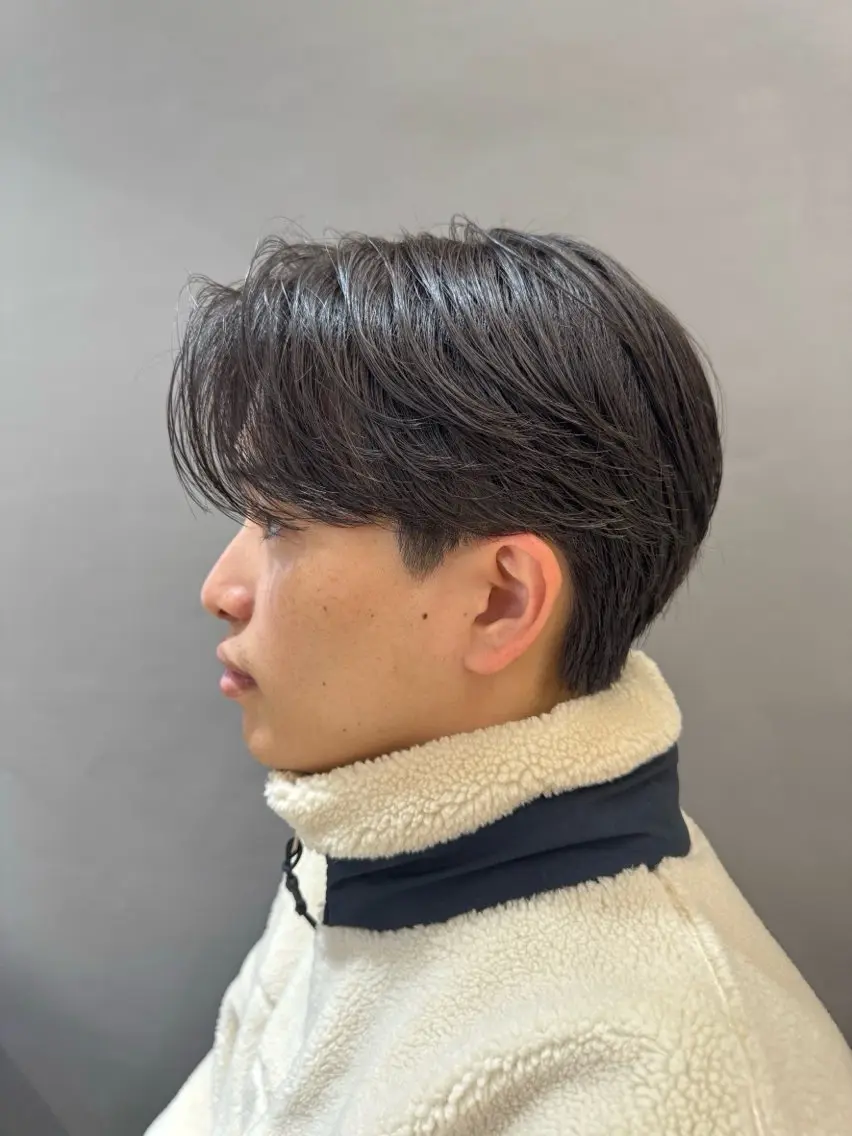 メンズ 縮毛矯正 トリートメント 重松 丈博のヘアスタイル