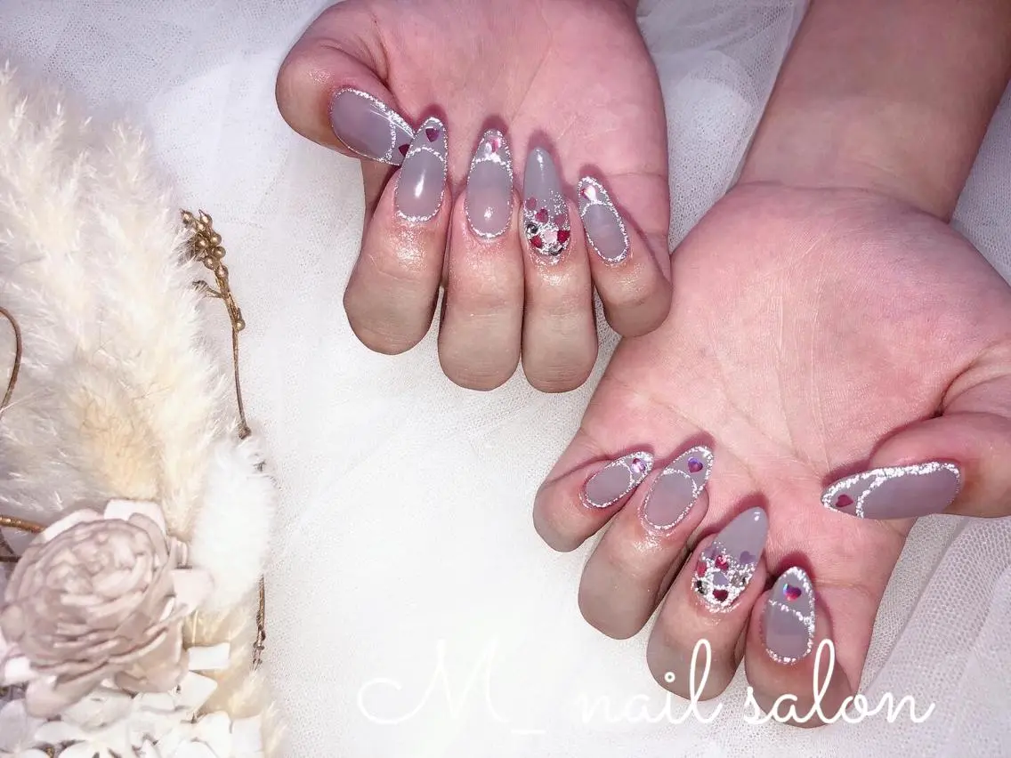 ネイル スカルプネイル M_ nail salonのネイルデザイン