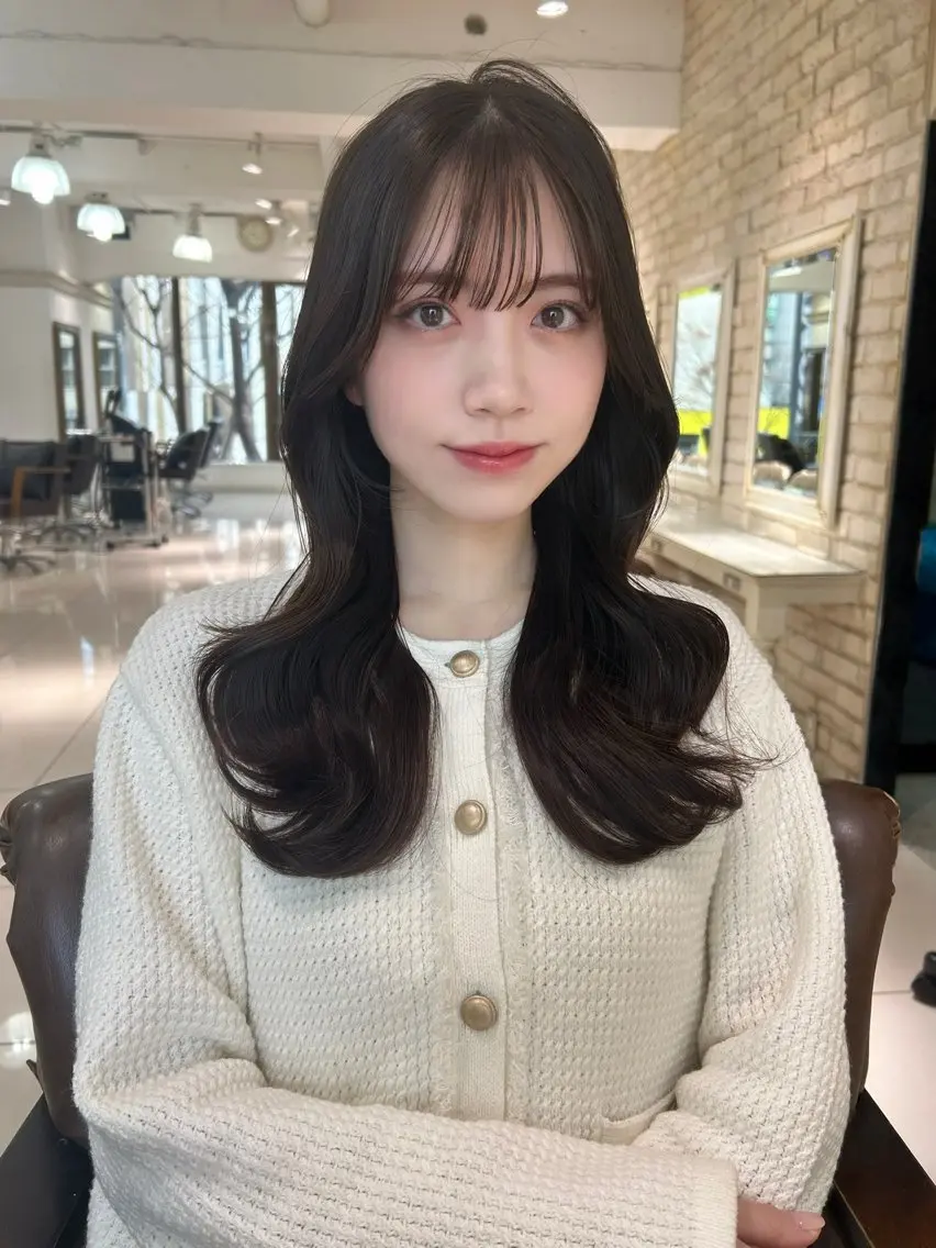 前髪ストレート✨の写真