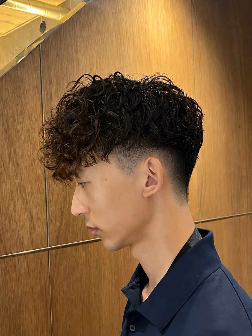 ショート パーマ メンズ カット パーマ 山下和輝/fifth メンズパーマのヘアスタイル
